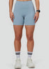 Pulse High-Rise 6" Short with Pockets - Dusty Blue