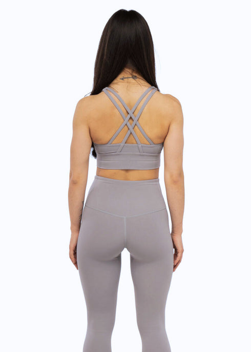 Bold Sports Bra - Cloud Grey