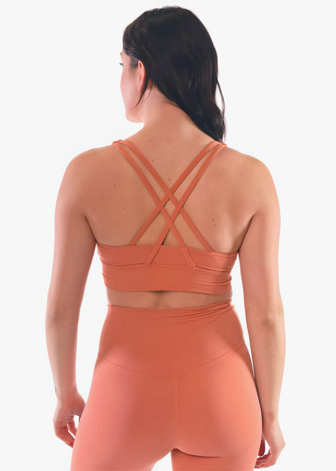 Bold Sports Bra - Coral