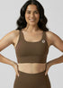 Crossback Sports Bra - Chestnut