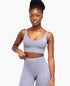 Inspire V-Neck Sports Bra - Pastel Purple