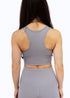 Classic Racerback Sports Bra - Cloud Grey