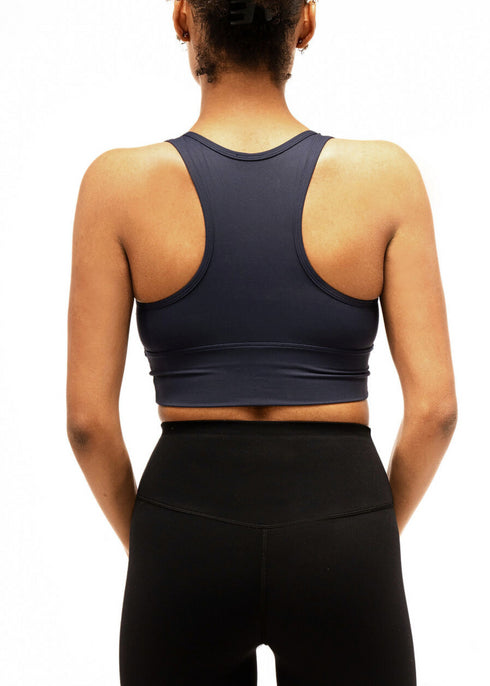 Classic Racerback Sports Bra - Navy