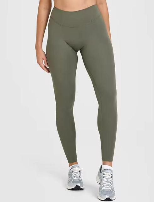 Aura High-Rise Leggings - Olive Green