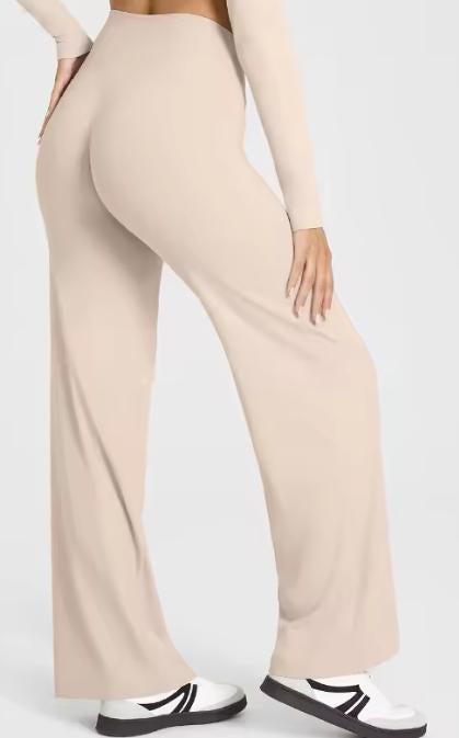 Aura Wide-Leg Pant - Apricot