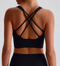 Sculpt Strappy Sports Bra - Black