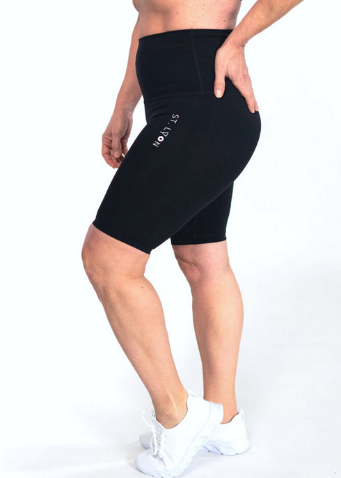 Bold Biker Shorts - Black