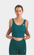 V-Back Sports Bra - Green