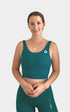 V-Back Sports Bra - Green