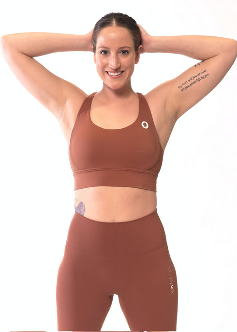 Bold Sports Bra - Brown