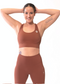 Bold Sports Bra - Brown