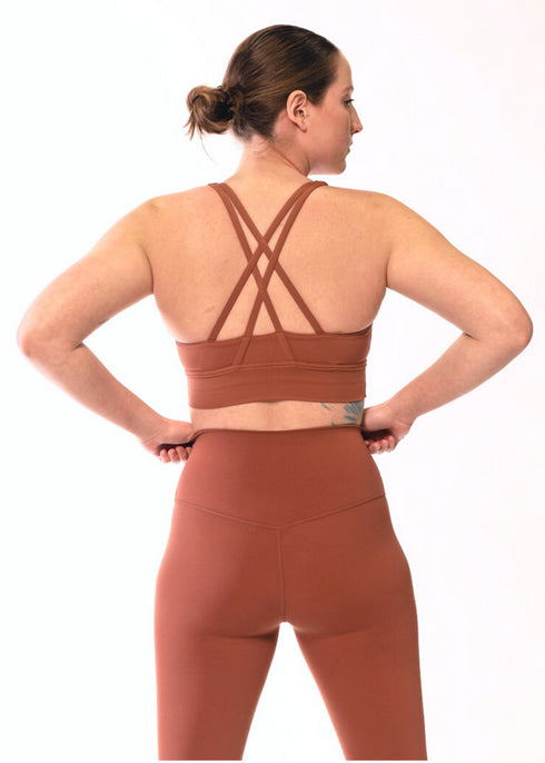Bold Sports Bra - Brown