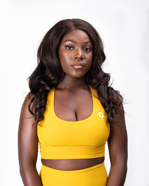 Bold Sports Bra - Mustard Yellow
