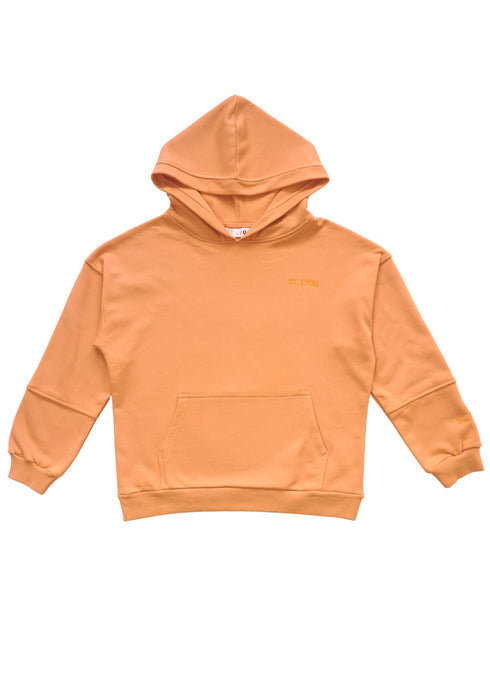 Essential French Terry Hoodie Light Orange - Unisex