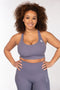Bold Sports Bra - Lilac Gray