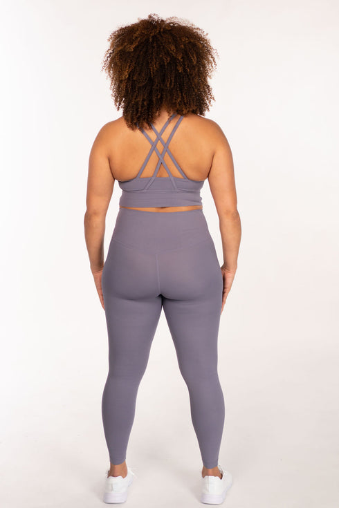 Bold Leggings - Lilac Gray