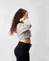 Lax Cropped Hoodie - Grey